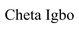 CHETA IGBO trademark