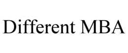 DIFFERENT MBA trademark