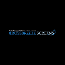 FULLY EQUIPPED MOBILE SCREEN SERVICE CROSSBREEZE SCREENS trademark