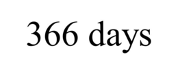 366 DAYS trademark