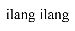 ILANG ILANG trademark
