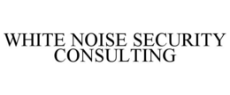 WHITE NOISE SECURITY CONSULTING trademark