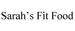SARAH’S FIT FOOD trademark