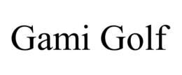 GAMI GOLF trademark
