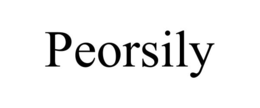 PEORSILY trademark