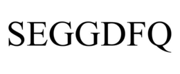 SEGGDFQ trademark