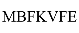 MBFKVFE trademark