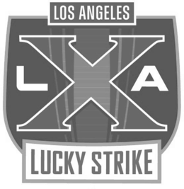 LOS ANGELES LA X LUCKY STRIKE trademark