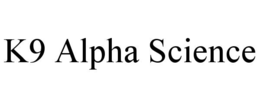 K9 ALPHA SCIENCE trademark