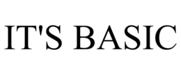 IT'S BASIC trademark