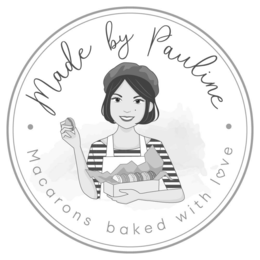 • MADE BY PAULINE • MACARONS BAKED WITH LOVE trademark