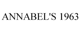ANNABEL'S 1963 trademark