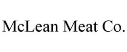 MCLEAN MEAT CO. trademark