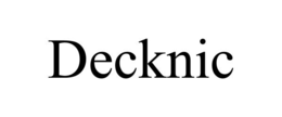 DECKNIC trademark
