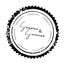 STEADFAST & SUSTAINED "«FINDING HOPE & JOY» «FINDING HOPE & JOY» «FINDING HOPE & JOY» «FINDING HOPE & JOY» «FINDING HOPE & JOY» «FINDING HOPE & JOY» «FINDING HOPE & JOY» trademark