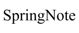 SPRINGNOTE trademark