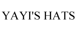 YAYI'S HATS trademark