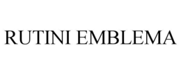 RUTINI EMBLEMA trademark