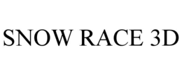 SNOW RACE 3D trademark