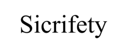 SICRIFETY trademark