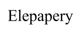 ELEPAPERY trademark