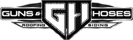 GUNS & HOSES ROOFING SIDING GH trademark