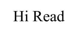 HI READ trademark