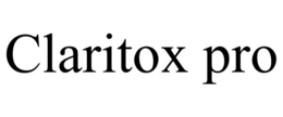 CLARITOX PRO trademark