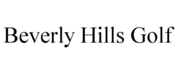 BEVERLY HILLS GOLF trademark