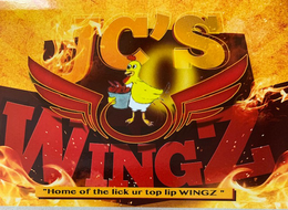 JC'S WINGZ "HOME OF  THE LICK UR TOP LIP WINGZ" trademark