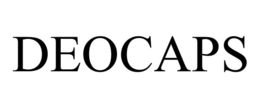 DEOCAPS trademark