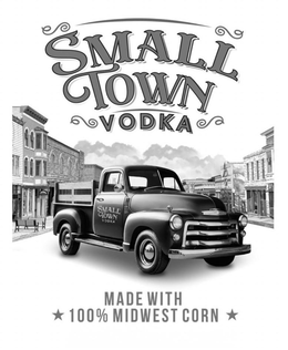 SMALL TOWN VODKA SMALL TOWN VODKA MADE WITH 100% MIDWEST CORN trademark