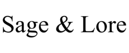 SAGE & LORE trademark