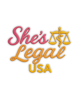 SHE'S LEGAL USA trademark