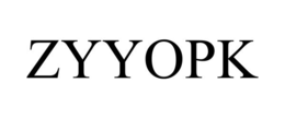 ZYYOPK trademark