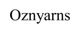 OZNYARNS trademark