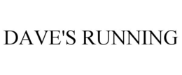 DAVE'S RUNNING trademark