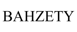 BAHZETY trademark
