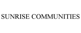 SUNRISE COMMUNITIES trademark