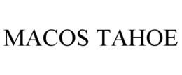 MACOS TAHOE trademark