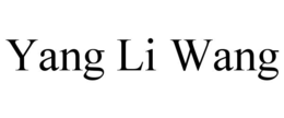 YANG LI WANG trademark