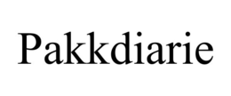 PAKKDIARIE trademark