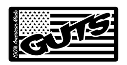 GUTS 100% AMERICAN MADE trademark