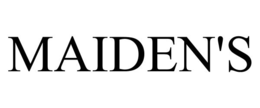 MAIDEN'S trademark
