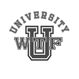 UNIVERSITY WTF U trademark