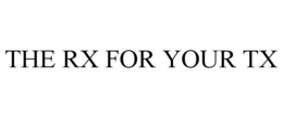 THE RX FOR YOUR TX trademark