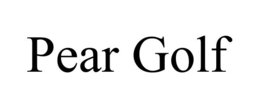 PEAR GOLF trademark