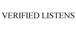 VERIFIED LISTENS trademark