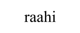 RAAHI trademark