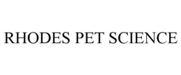 RHODES PET SCIENCE trademark